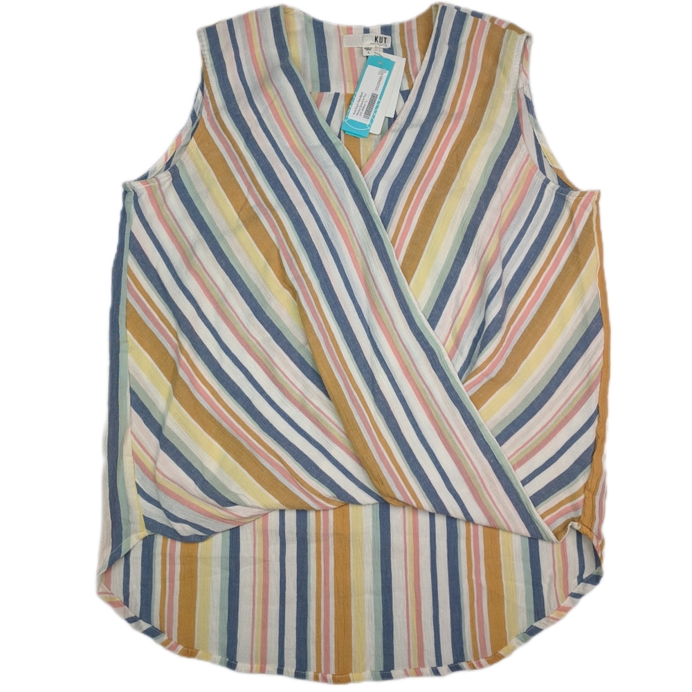 Kut from the Kloth Becky Surplice top, size Large